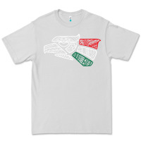 Dove Grey mexico flag Premium Tee - artisFamous