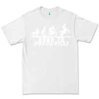 White motocross motocicleta evolución offroad Premium Tee - artisFamous