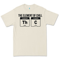 Mens The Element Of Chill Thc Marijuana Joke Black Premium Tee | Teevron