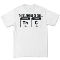 White mens the element of chill thc marijuana joke black Premium Tee - artisFamous