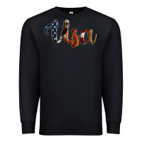 Black usa calligraphy Premium Sweatshirt - Jasminsmagicworld