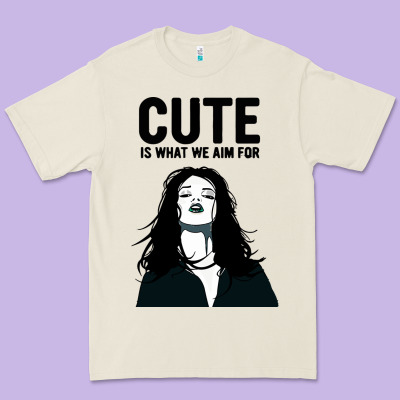 Cute Is What We Aim For Premium Tee Designed By Artisfamous