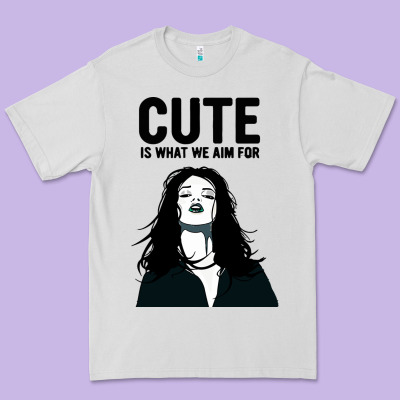 Cute Is What We Aim For Premium Tee Designed By Artisfamous