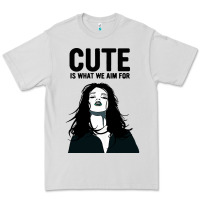 Dove Grey cute is what we aim for Premium Tee - artisFamous
