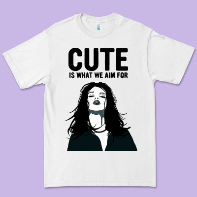 Cute Is What We Aim For Premium Tee Designed By Artisfamous