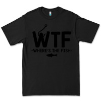 Black where's the fish Premium Tee - artisFamous