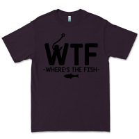Plum where's the fish Premium Tee - artisFamous