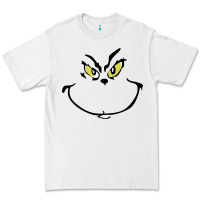 White Grinch Face Premium Tee - artisFamous