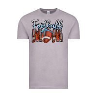 Vintage Zinc Football Mom Vintage Tee - CowhideDigitalArt