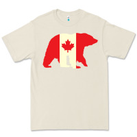 Bone Canadian Bear Premium Tee - artisFamous