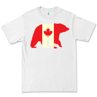 White Canadian Bear Premium Tee - artisFamous