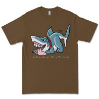 Cacao Sharkdog Sticker Premium Tee - artisFamous