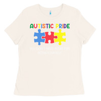 Bone Autistic Pride Autism Awareness Ladies Tee - CowhideDigitalArt
