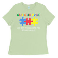 Matcha Autistic Pride Autism Awareness Ladies Tee - CowhideDigitalArt