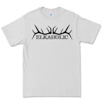 Dove Grey Elkaholic Premium Tee - artisFamous