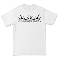 White Elkaholic Premium Tee - artisFamous