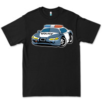 Black police car Premium Tee - artisFamous