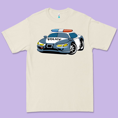Police Car Premium Tee Designed By Artisfamous