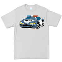 Dove Grey police car Premium Tee - artisFamous