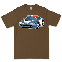 Cacao police car Premium Tee - artisFamous