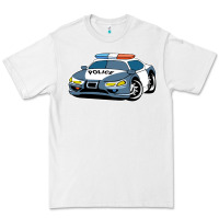 White police car Premium Tee - artisFamous
