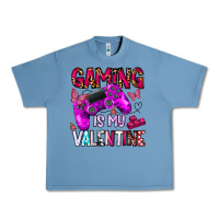 Pebble Blue gaming is my valentine Urban Heavy Tee - CowhideDigitalArt