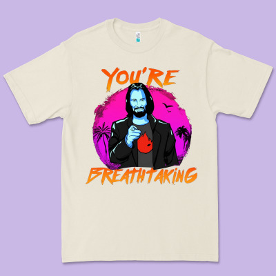 You Are Breathtaking Keanu Reeves Actor Premium Tee Designed By Artisfamous