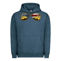 Pigment Midnight Navy Bus Driver Sunglasses Urban Hoodie - Jasminsmagicworld