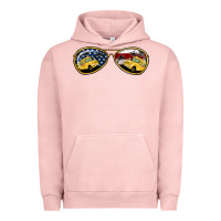 Pigment Salmon Bus Driver Sunglasses Urban Hoodie - Jasminsmagicworld