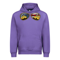 Tulip Bus Driver Sunglasses Urban Hoodie - Jasminsmagicworld