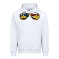 White Bus Driver Sunglasses Urban Hoodie - Jasminsmagicworld