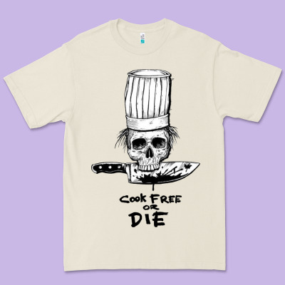 Bourdain Cook Free Or Die Premium Tee Designed By Artisfamous