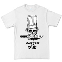 White bourdain cook free or die Premium Tee - artisFamous