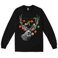 Black Mule deer with Long Sleeve Tee - LillyAllenDesigns
