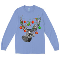 Colony Blue Mule deer with Long Sleeve Tee - LillyAllenDesigns
