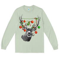 Matcha Mule deer with Long Sleeve Tee - LillyAllenDesigns