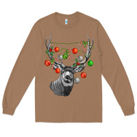 Toasted Coconut Mule deer with Long Sleeve Tee - LillyAllenDesigns