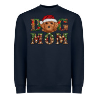 Navy christmas  toy poodle dog mom Heavyweight Sweatshirt - RanaPortraitStore