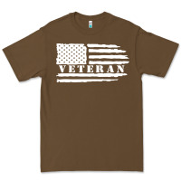 Cacao american veteran, patriotic american tee, army style sweatshirt Premium Tee - artisFamous
