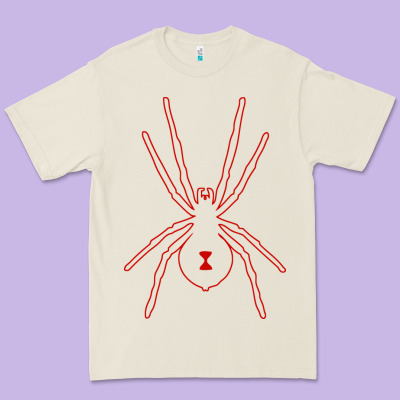 Black Widow Premium Tee Designed By Artisfamous