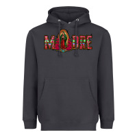 Smoke madre floral aztec leopard Heavyweight Hoodie - Jasminsmagicworld