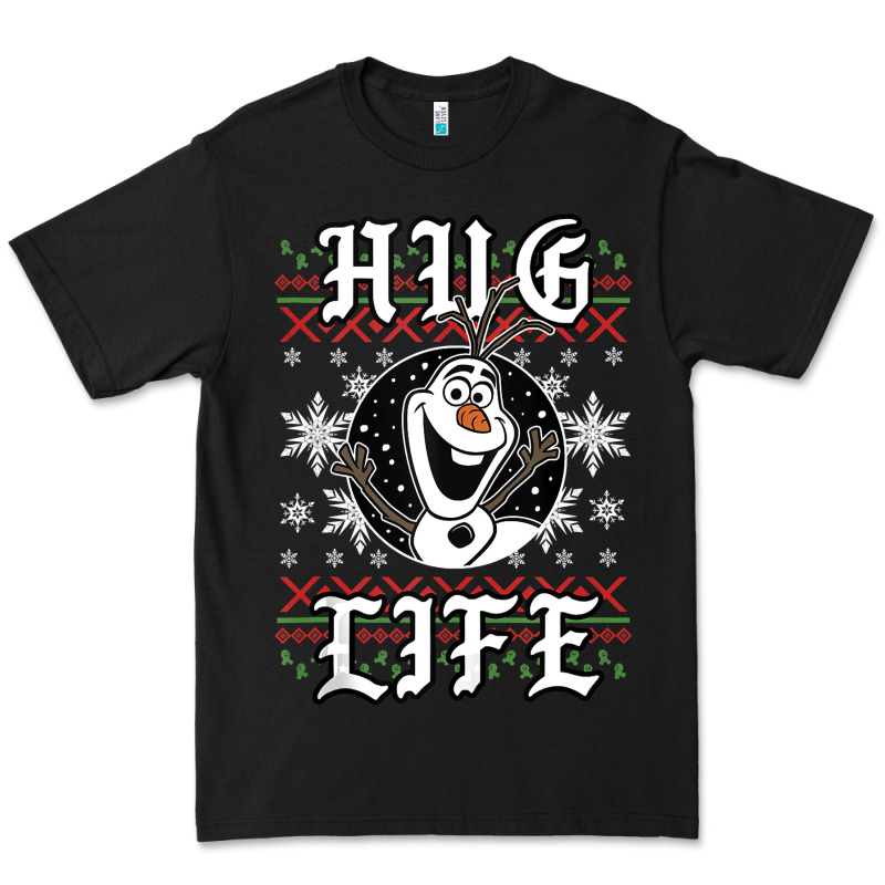 Fro.zen O.l.a.f Hug Life Ugly Christmas Sweater Style Shirt Premium Tee by artisFamous | Teevron