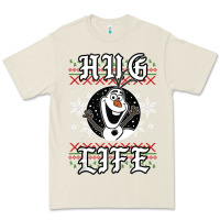 Bone fro.zen o.l.a.f hug life ugly christmas sweater style shirt Premium Tee - artisFamous