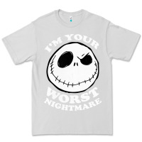 Dove Grey j.a.c.k  skel.ling.ton  worst nightmare t shirt Premium Tee - artisFamous