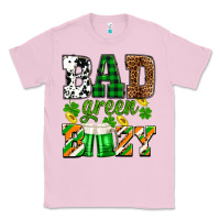 Bubblegum Pink St. Patrick's Bad green boozy Classic Tee - OliviaCreatesArt