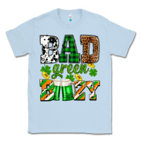 Dusty Blue St. Patrick's Bad green boozy Classic Tee - OliviaCreatesArt