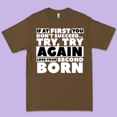 Second Born Gifts Premium Tee Designed By Artisfamous