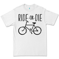 White ride or die bicycle Premium Tee - artisFamous
