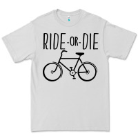 Dove Grey ride or die bicycle Premium Tee - artisFamous