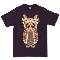 Plum Native OWL Premium Tee - artisFamous